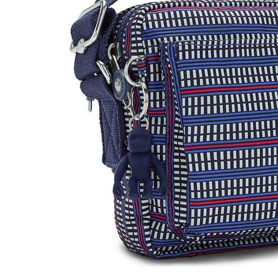 Torba Crossbody Kipling Abanu Medium Printed Niebieskie | PL 2193GS